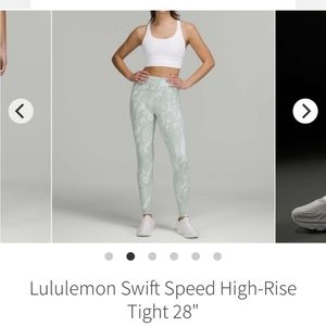 Lululemon Swift Speed High Rise 28"- size 12